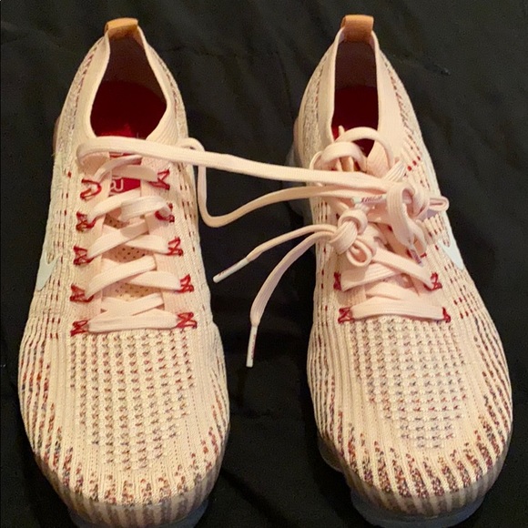 Nike sunset tint/white/blue/gym force red vapormax - Picture 5 of 9